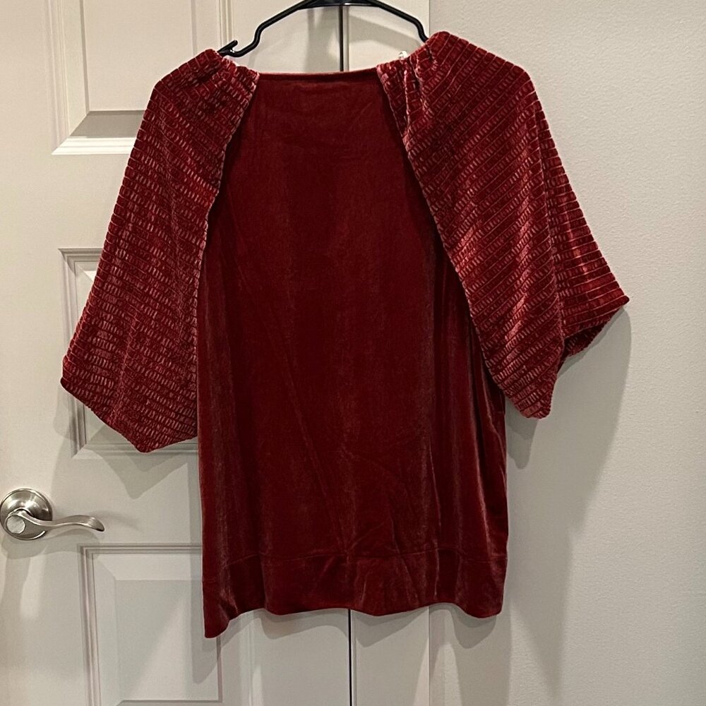 Umgee Rust Blouse - Picture 3 of 10